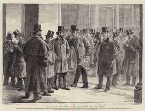 Zuilen van de Stad, een Scène op de Beurs